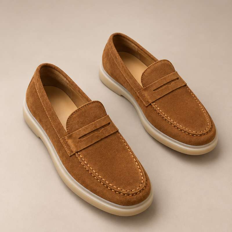 Men's Premium Suede Leather Slip-On Loafers