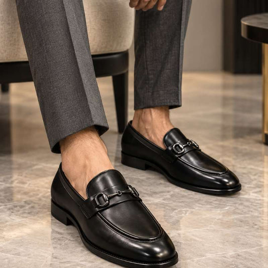 Men's Premium Moccasins | Handmade Faux Leather Slip-On Loafers