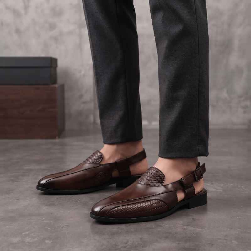 Premium Woven Peshawari Sandals for Men