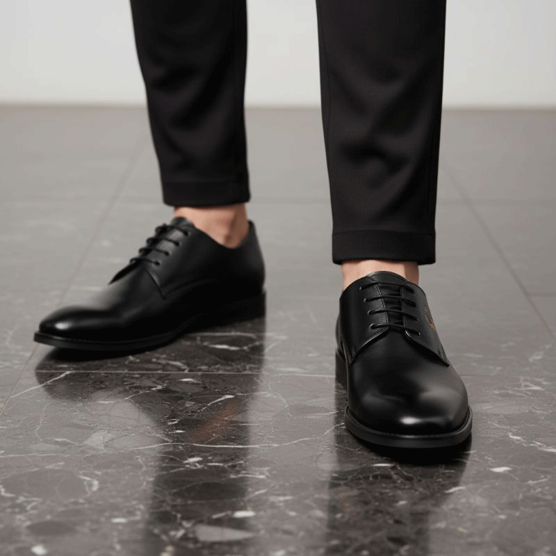 JonasParamount Formal Shoes for Men – Premium Faux Leather Lace-Up