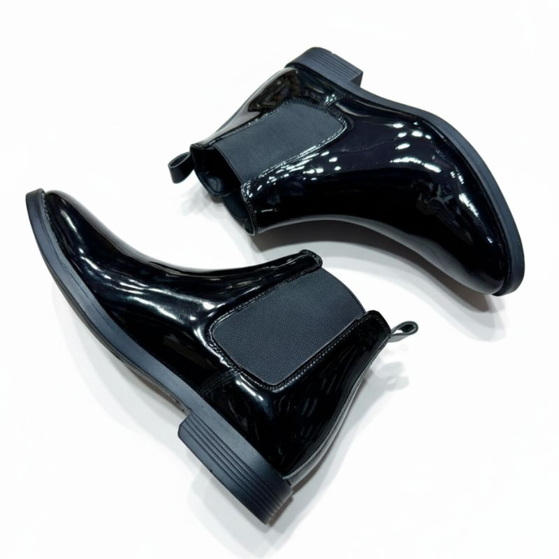 JonasParamount Chelsea Boots – Wrinkle-Free Faux Leather & TPR Sole