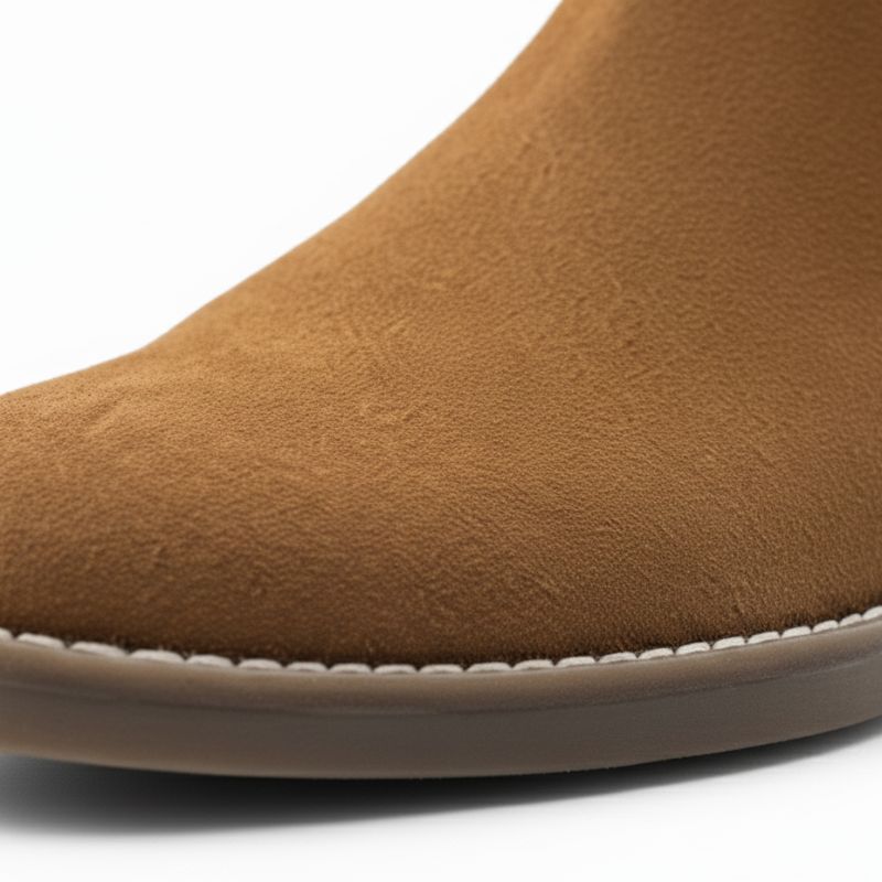 JonasParamount Premium Tan Suede Boots – Handmade Leather Sole