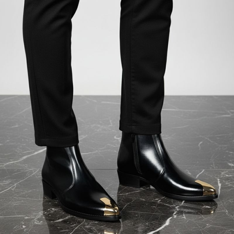 JonasParamount Metal Toe Chelsea Boots for Men