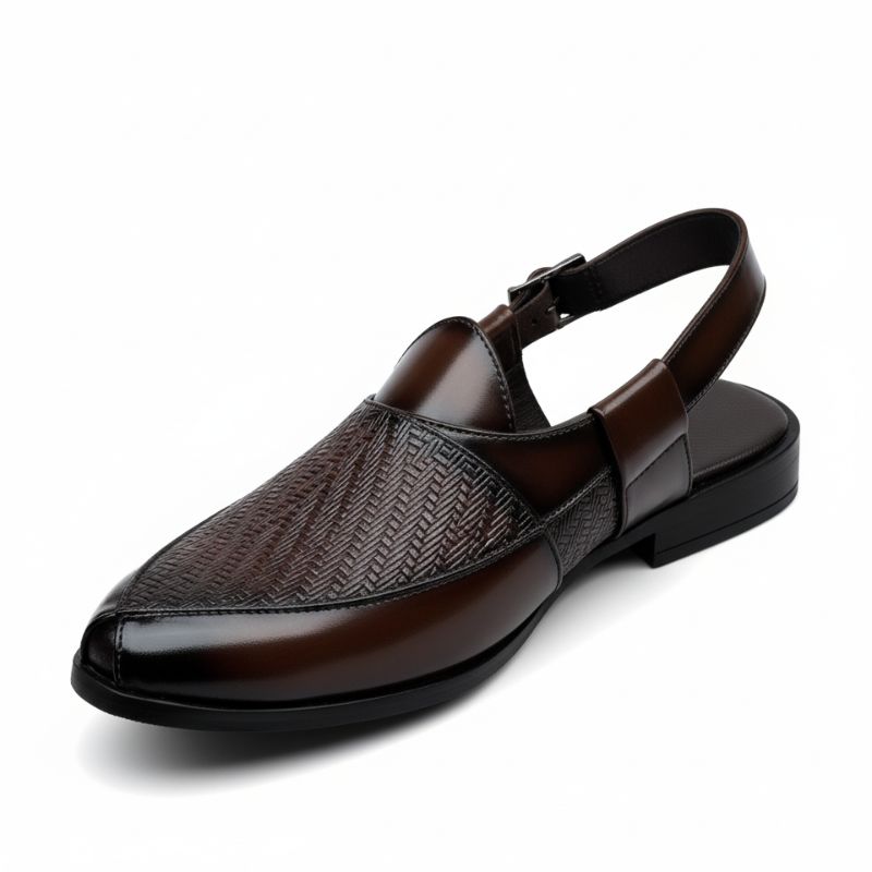 JonasParamount Traditional Peshawari Sandal – Premium Faux Leather