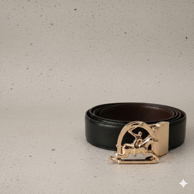 Golden Heritage Horseman Premium Belt for Men
