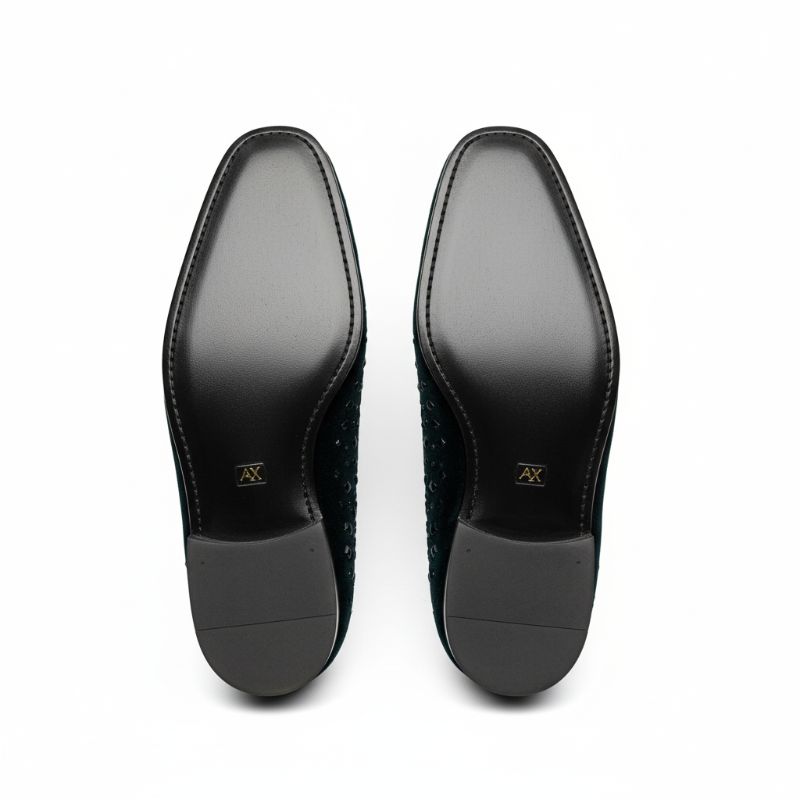 Handmade Velvet Slippers with Premium Studded Design – JonasParamount