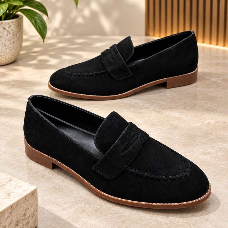 Premium Imported Suede Moccasins for Men | Slip-On Formal Loafers