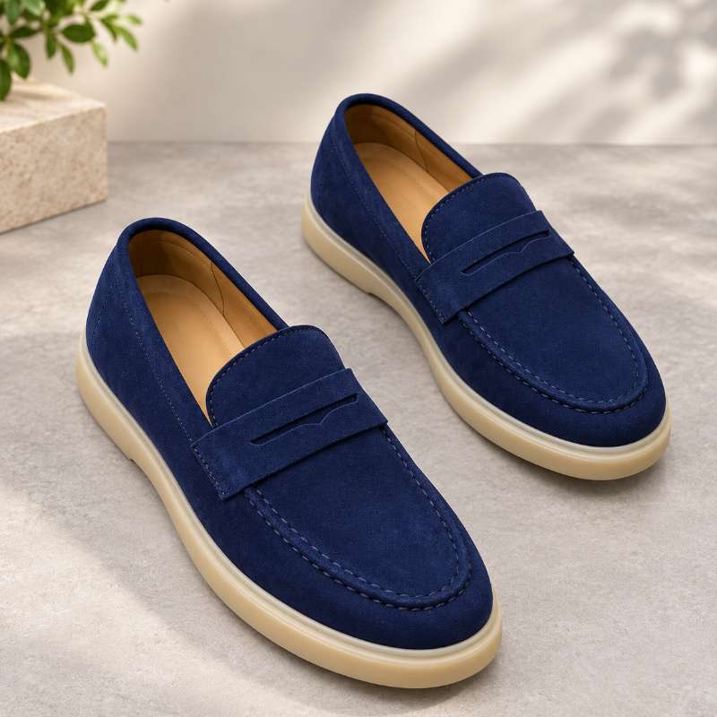 Men's Premium Suede Leather Slip-On Loafers
