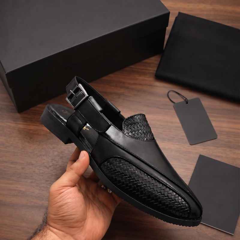 Premium Woven Peshawari Sandals for Men