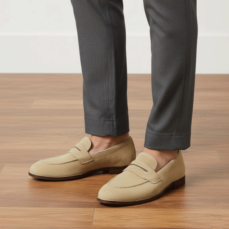 Luxury Suede Moccasins by JonasParamount – Imported & Durable