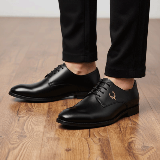 JonasParamount Formal Shoes for Men – Premium Faux Leather Lace-Up