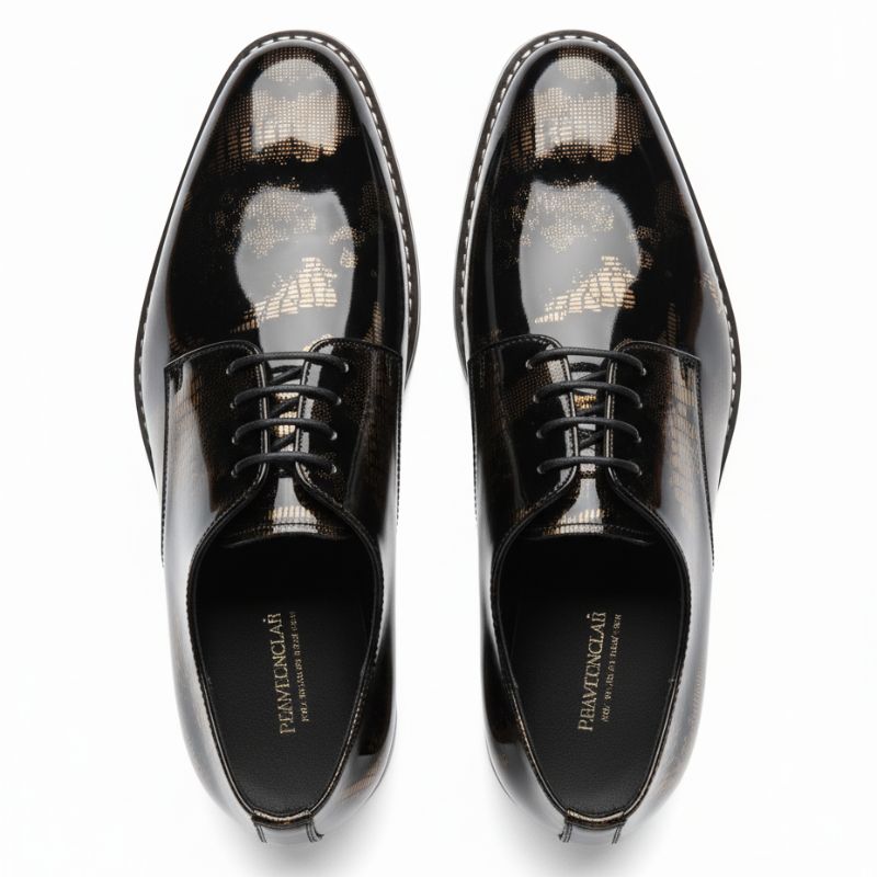 JonasParamount World Map Formal Shoes for Men