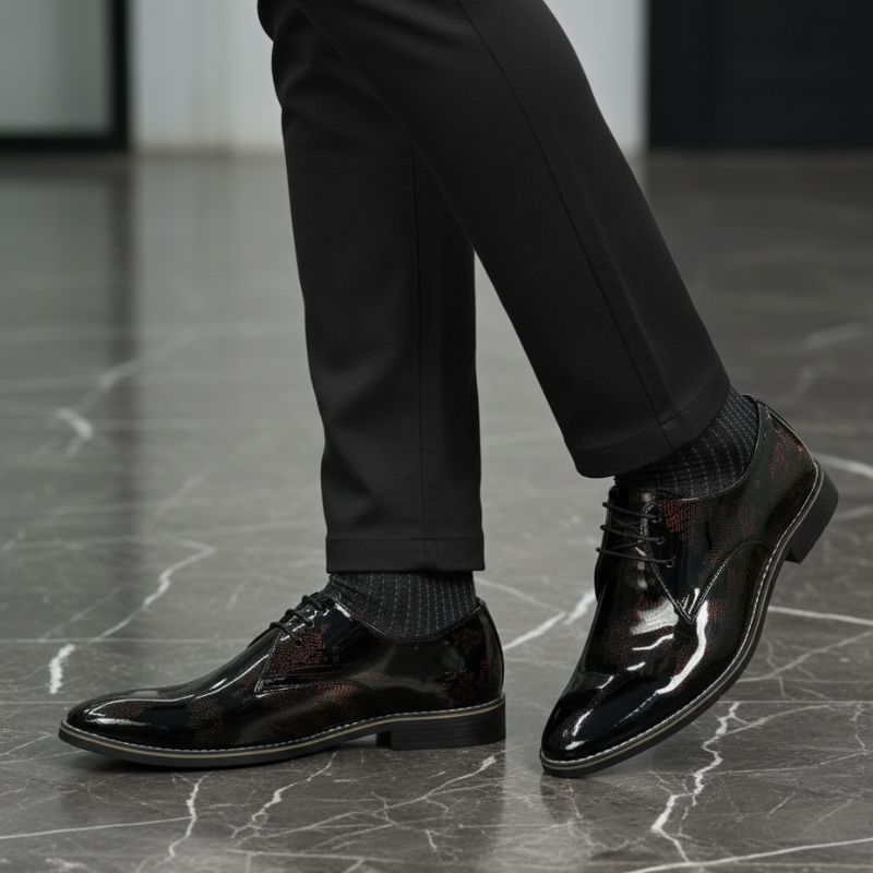 JonasParamount World Map Formal Shoes for Men