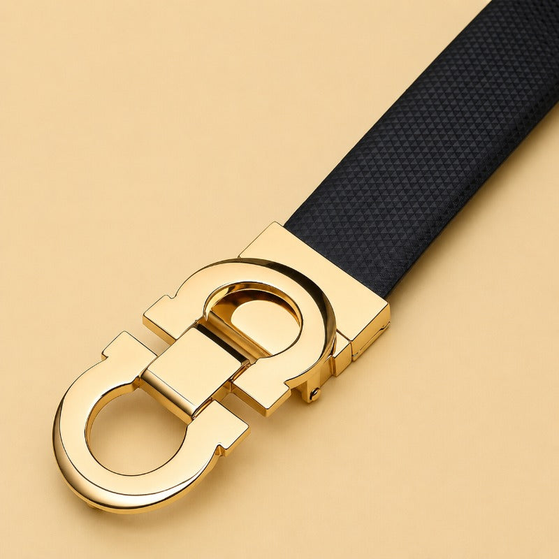 Regal Gold Loop Belt for Men