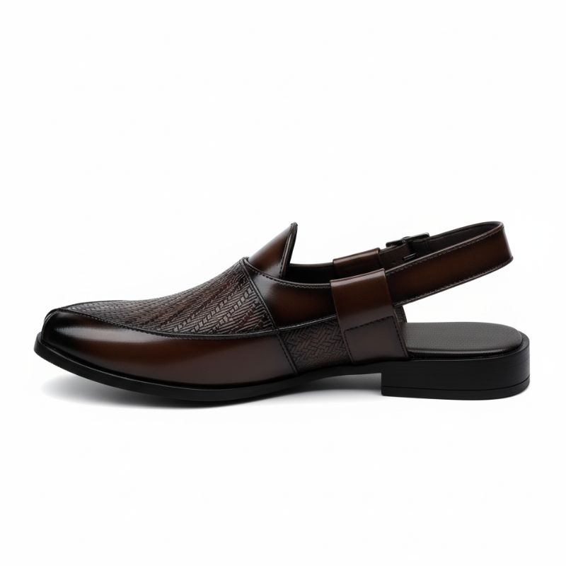 JonasParamount Traditional Peshawari Sandal – Premium Faux Leather