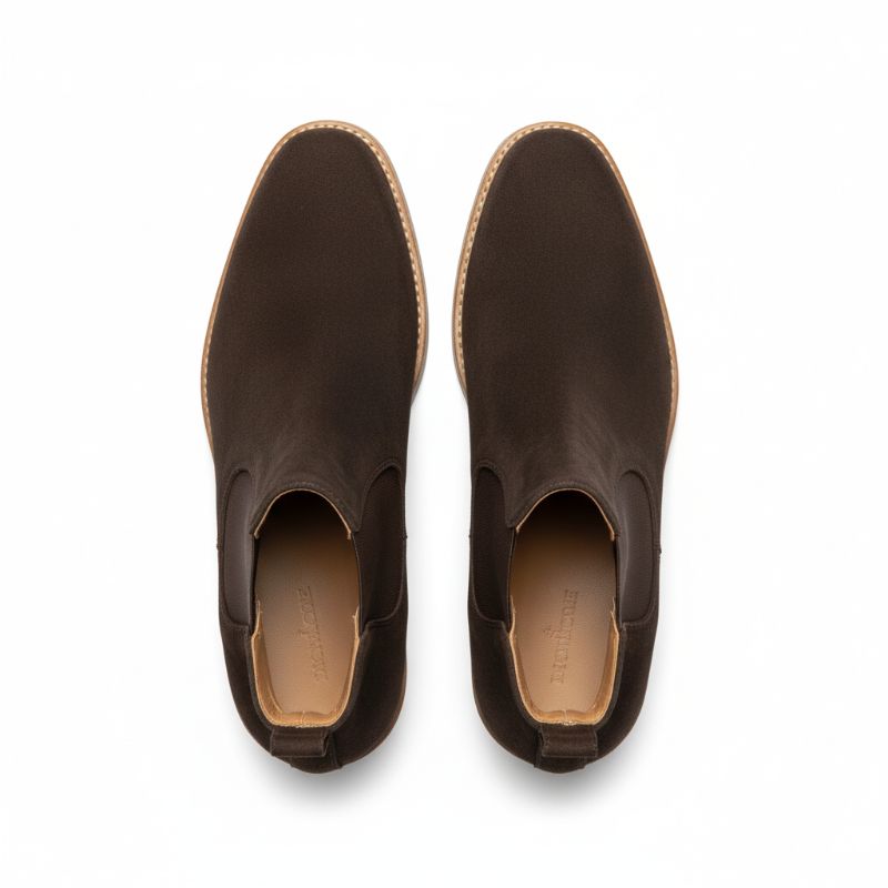 JonasParamount Premium Brown Suede Boots – Handmade Leather Sole