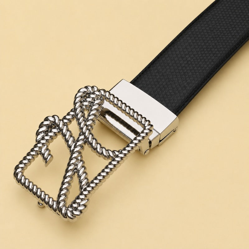Silver Midnight Knot Signature Belt for Men