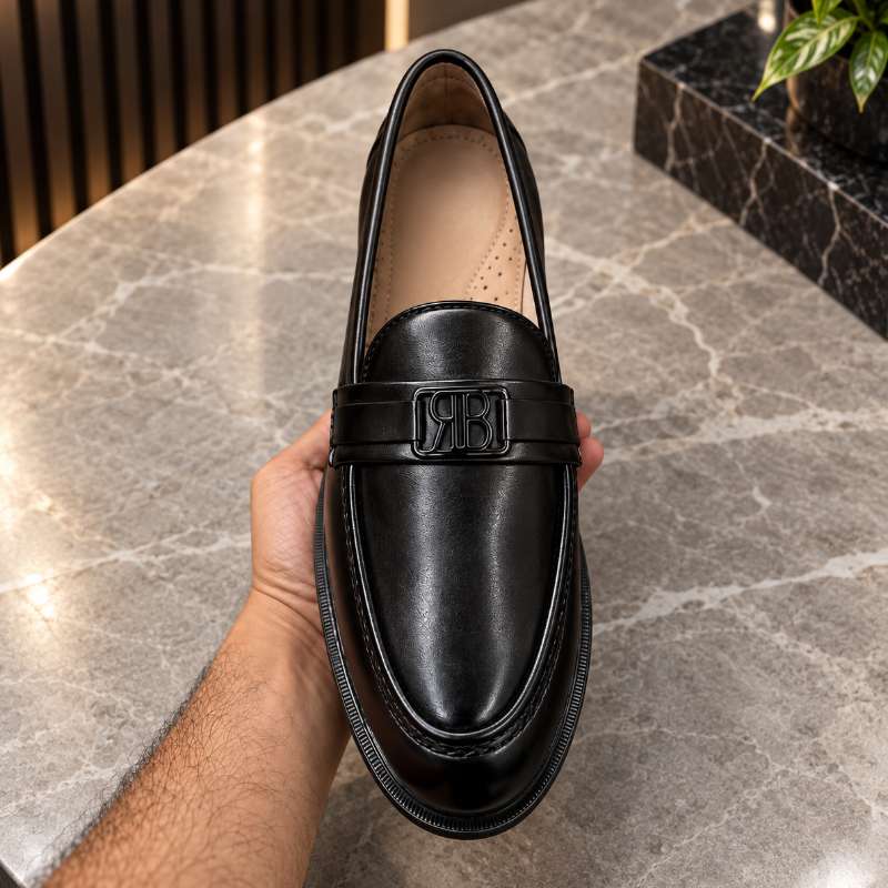 Men's Premium Designer Moccasins | Classic Slip-On Loafers | Handmade TPR Sole