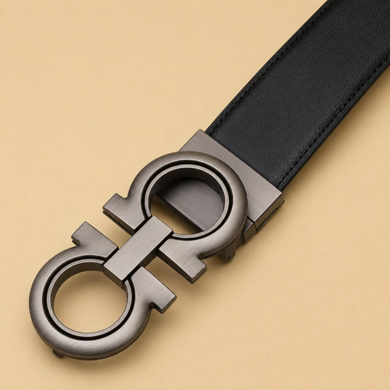 Graphite Loop Luxe Belt for Men