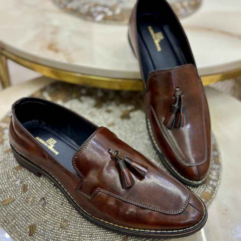 Luxury Tassel Moccasins for Men – Premium Suede Touch Slip-On Loafers
