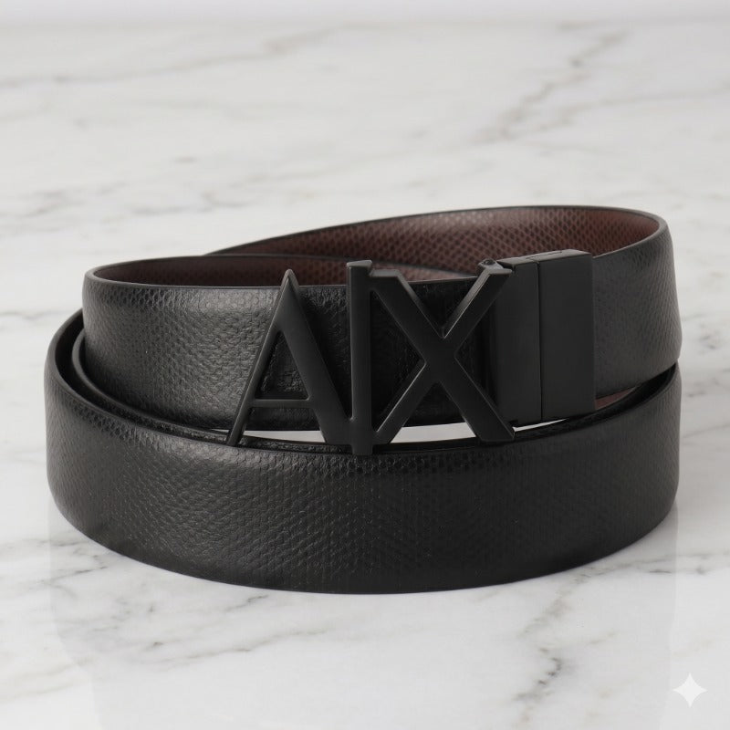 Eclipse Matte Black Buckle Belt for Men