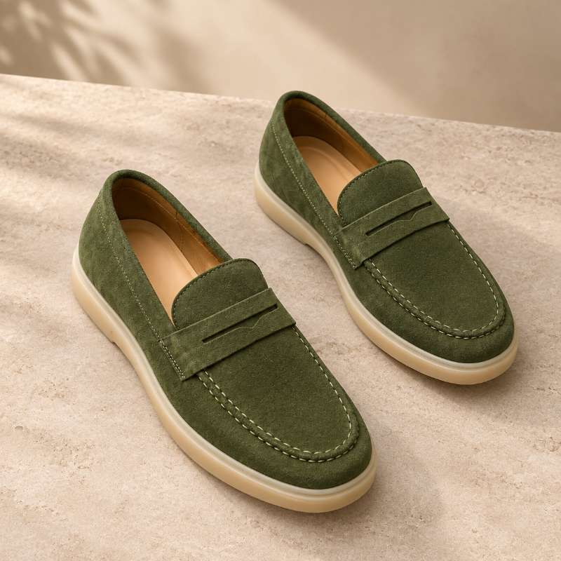 Men's Premium Suede Leather Slip-On Loafers