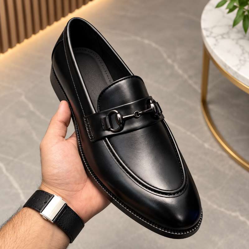 Men's Premium Moccasins | Handmade Faux Leather Slip-On Loafers