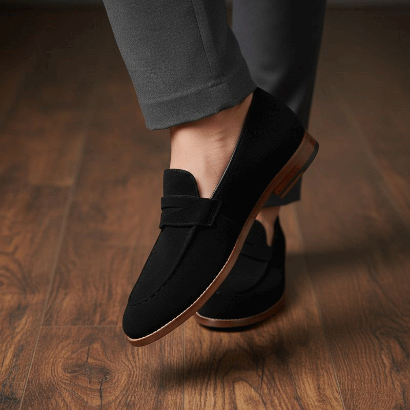 Luxury Suede Moccasins by JonasParamount – Imported & Durable