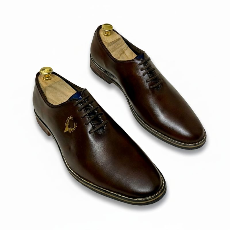 JonasParamount Formal Shoes for Men – Premium Faux Leather Lace-Up