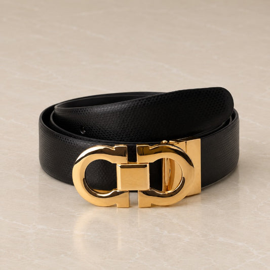 Regal Gold Loop Belt for Men
