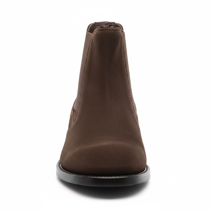 Premium Brown Suede Boots by JonasParamount – Handmade Leather Sole