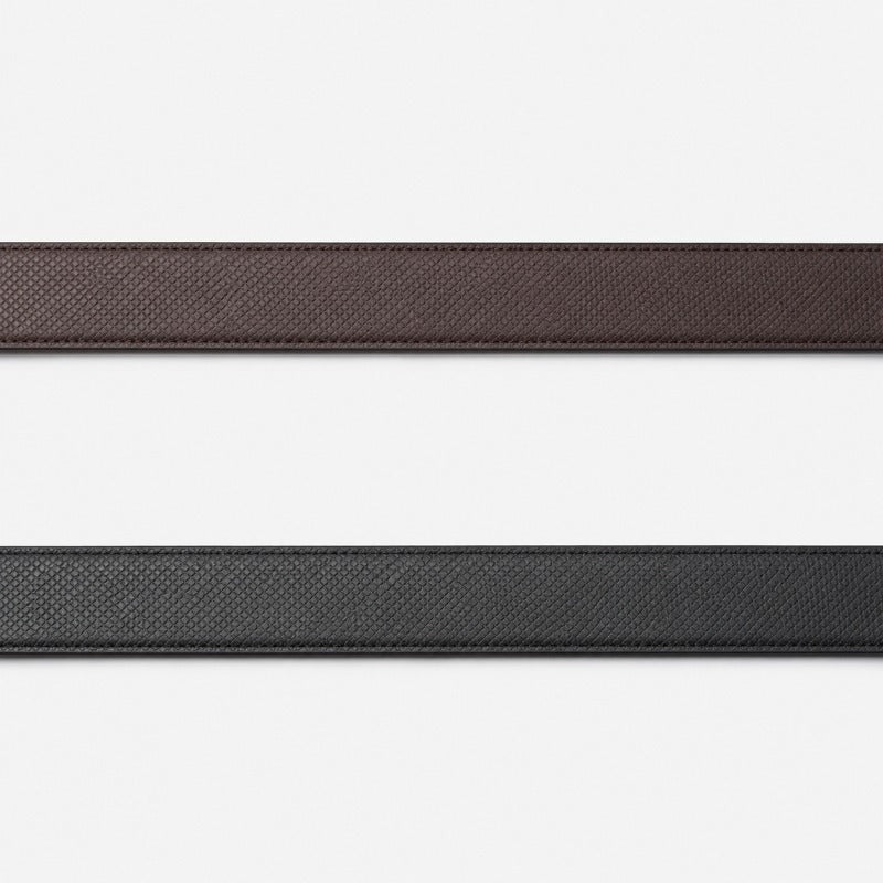 Eclipse Matte Black Buckle Belt for Men