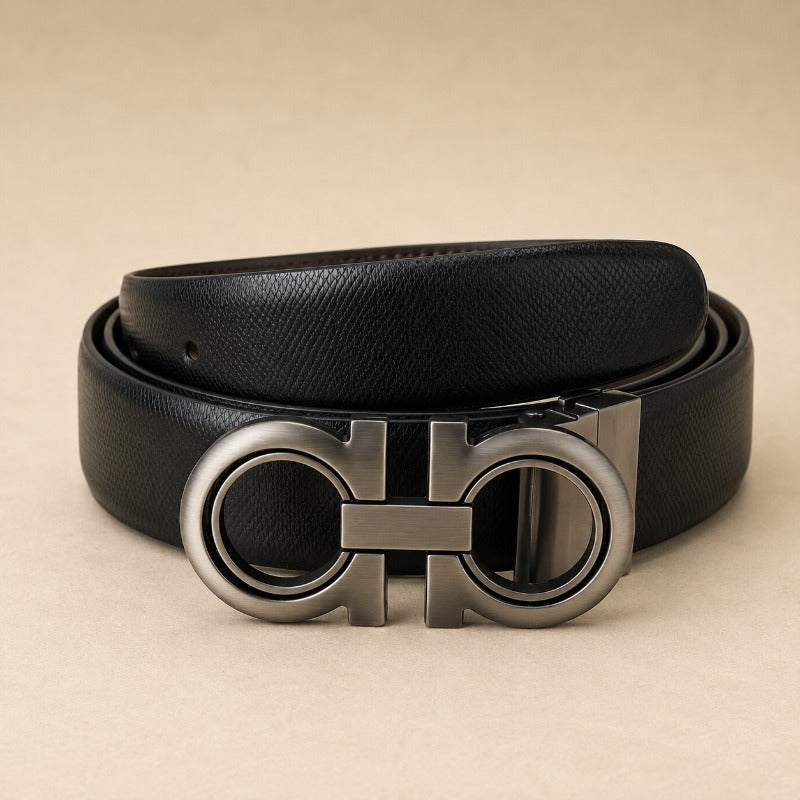 Graphite Loop Luxe Belt for Men