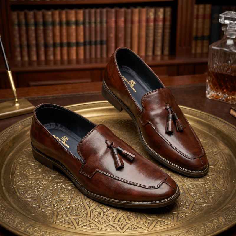 Luxury Tassel Moccasins for Men – Premium Suede Touch Slip-On Loafers