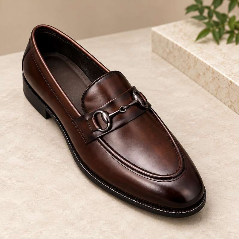 Men's Premium Moccasins | Handmade Faux Leather Slip-On Loafers