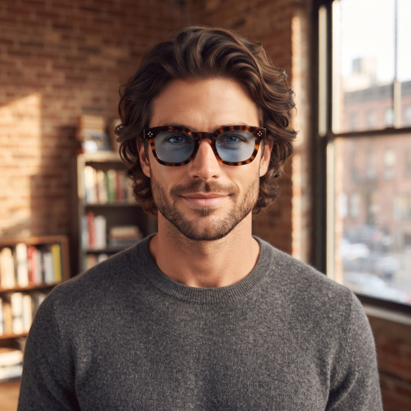 Thick Frame Premium Retro Square Sunglasses for Men & Women