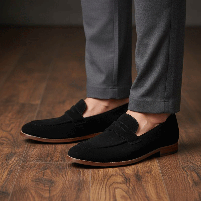 Luxury Suede Moccasins by JonasParamount – Imported & Durable
