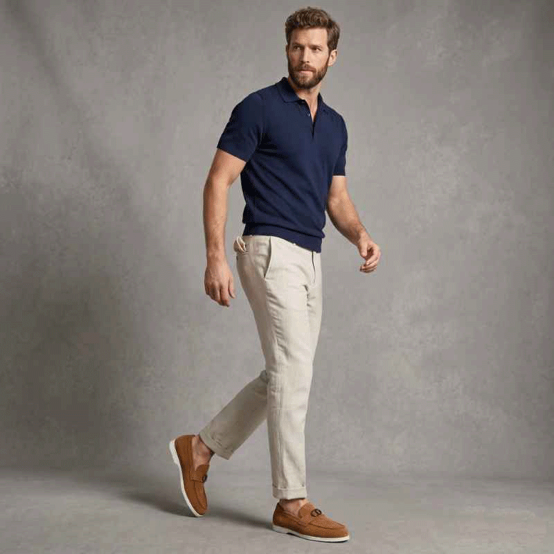 Premium Suede Leather Slip-On Loafers for Men