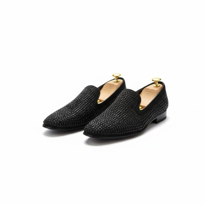 JonasParamount Premium Collection Studded Mirror Work Loafers