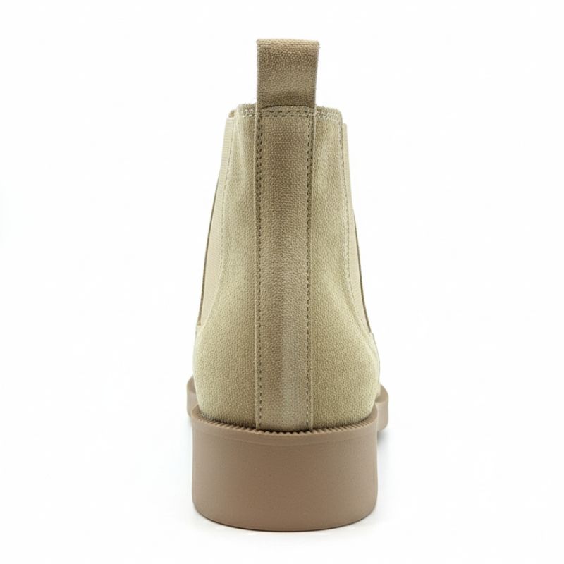 Premium Beige Suede Boots by JonasParamount – Handmade Leather Sole