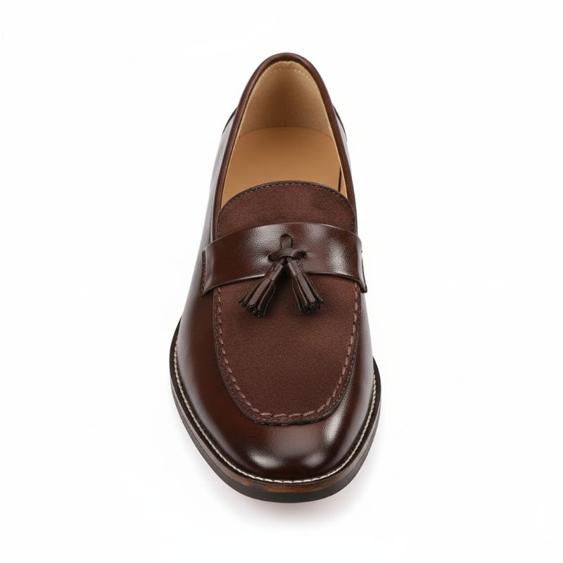 JonasParamount Luxury Tassel Suede Moccasins – Elegant Comfort for Every Occasion