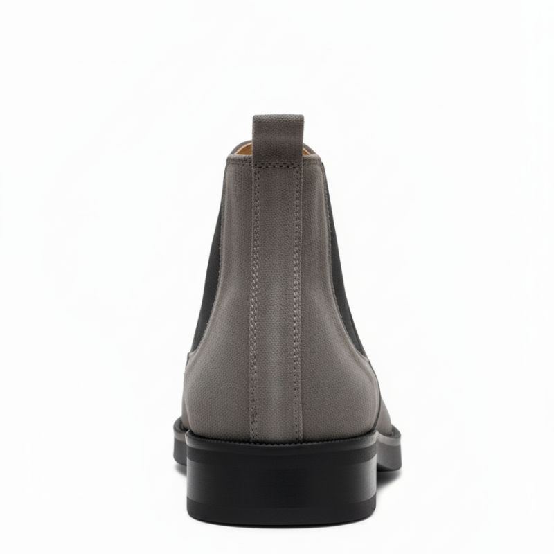 Premium Grey Suede Boots by JonasParamount – Handmade Leather Sole