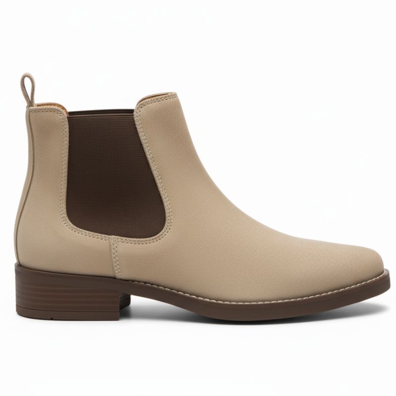 JonasParamount Premium Beige Suede Boots – Handmade Leather Sole