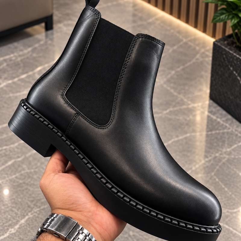 Premium Genuine Leather Chelsea Boots for Men – Handmade Pure Indian Leather