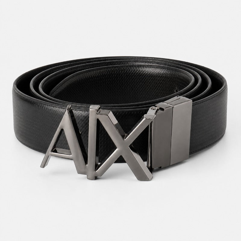 Eclipse Matte Grey Buckle Belt for Men
