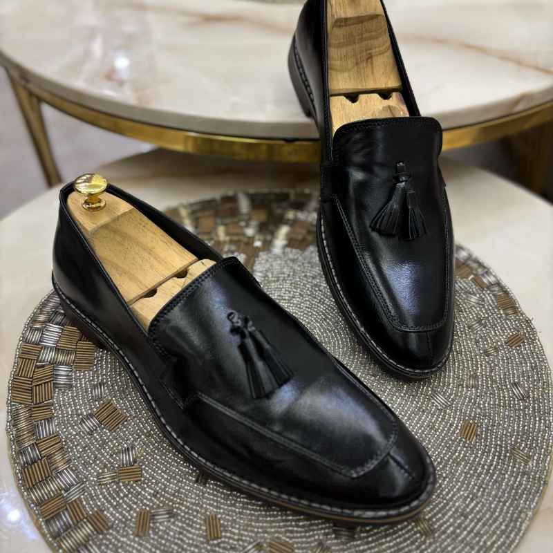 Luxury Tassel Moccasins for Men – Premium Suede Touch Slip-On Loafers