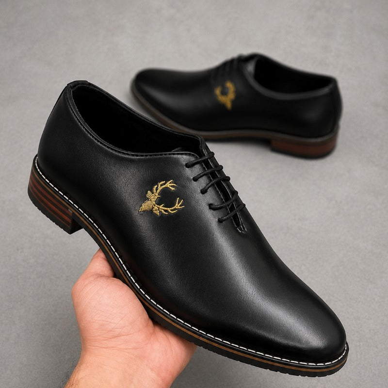Premium Men’s Lace-Up Formal Shoes – Elegant Office & Party Wear Collection