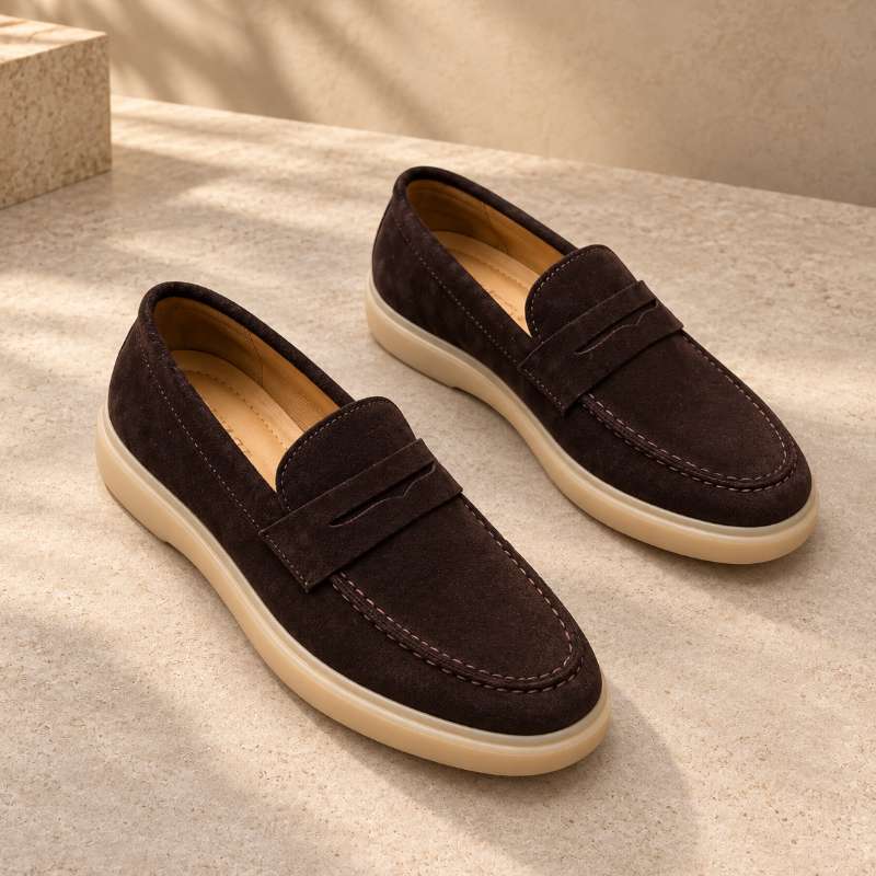 Men's Premium Suede Leather Slip-On Loafers