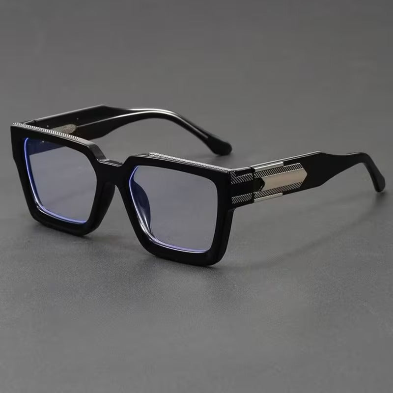 Premium Square Full Frame Blue Light Blocking Eyeglasses for Men & Women