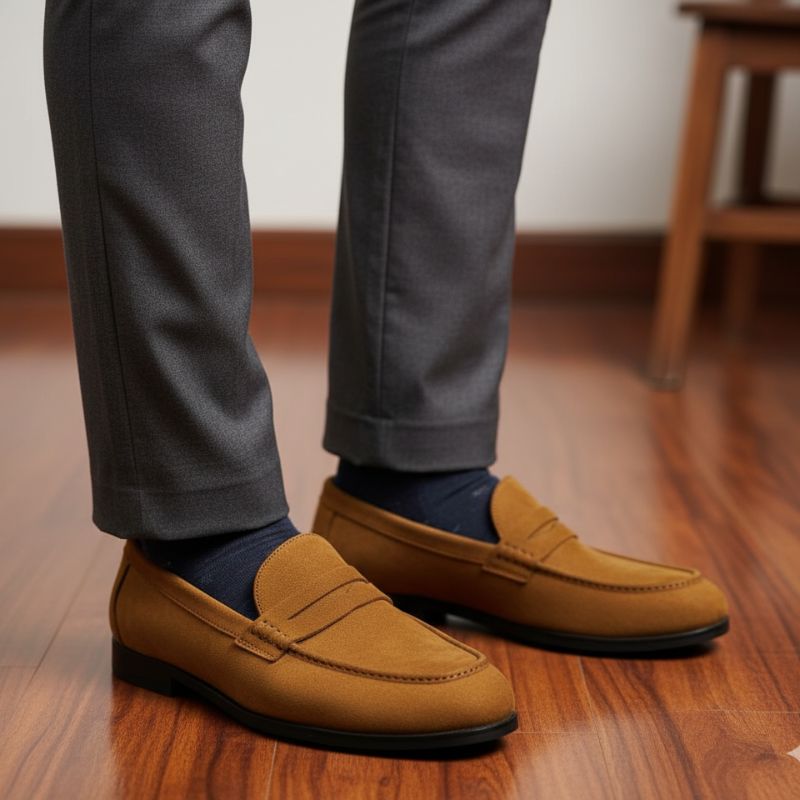 JonasParamount Suede Moccasins for Men